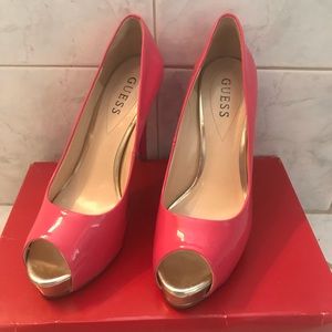 Guess platform heels